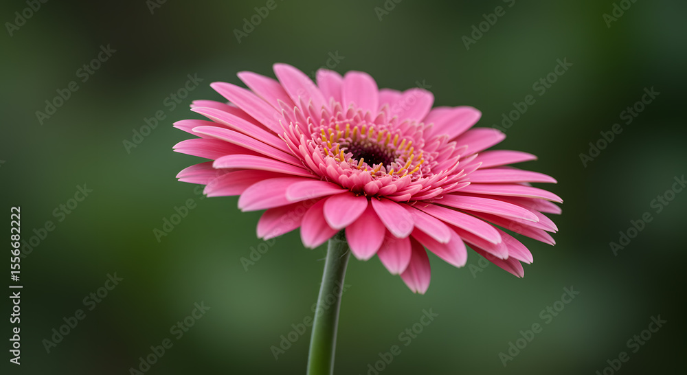 Obraz premium pink gerbera flower