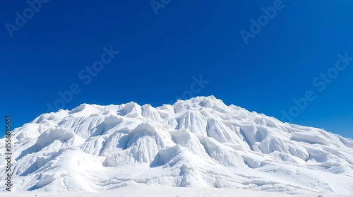 Wallpaper Mural Salt covered mountain peaks under a clear blue sky. Torontodigital.ca