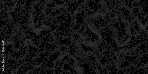  topographic map with contour lines showing elevation changes design is abstract and graphic, with a seamless, modern feel elevation black background.
