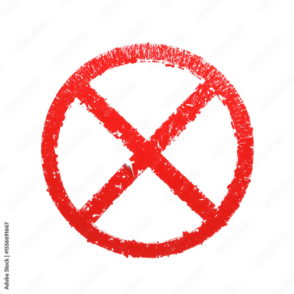 Obraz premium no entry sign