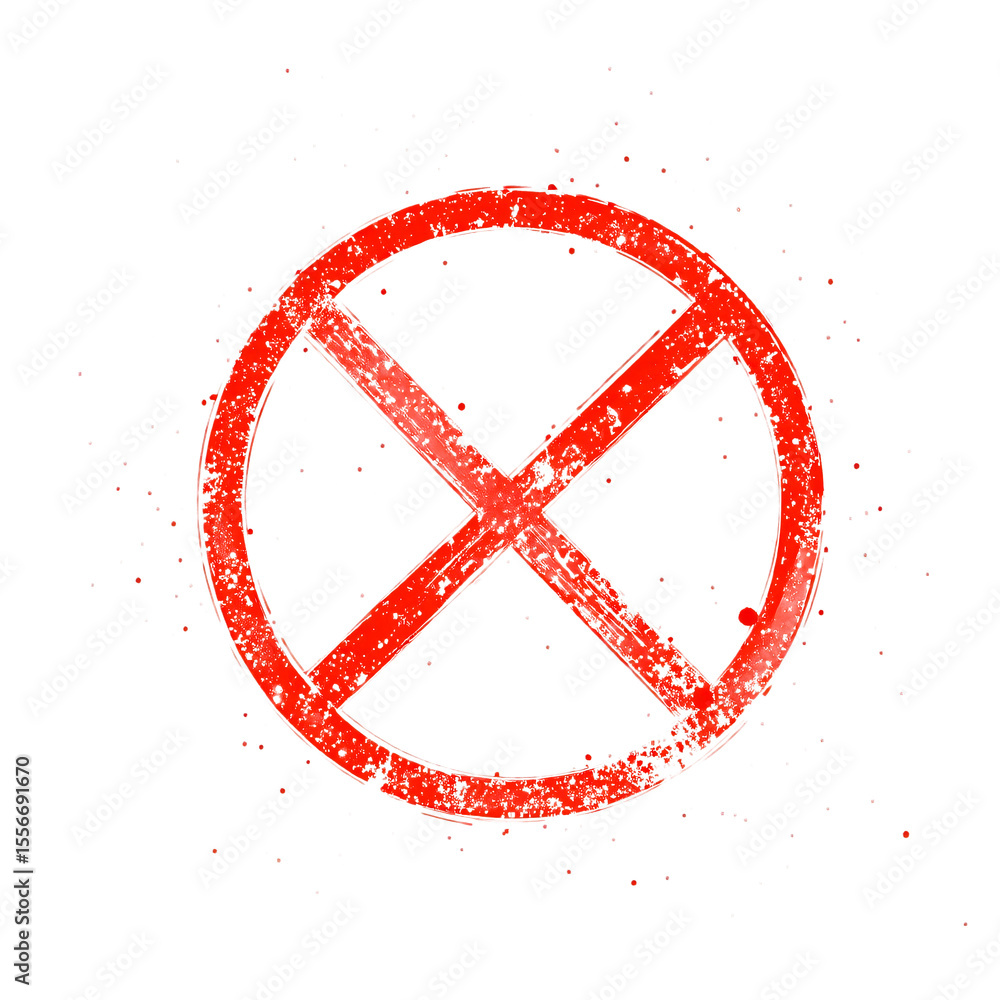 Obraz premium no entry sign