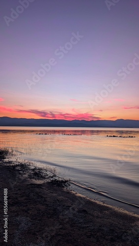 Wallpaper Mural Bear Lake Utah Pink Summer Sunset 
 Torontodigital.ca