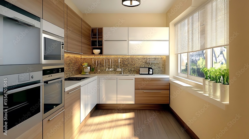 Modern Kitchen Interior Design.