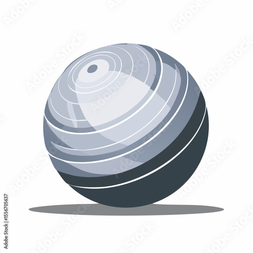 バランスボールのイラスト素材