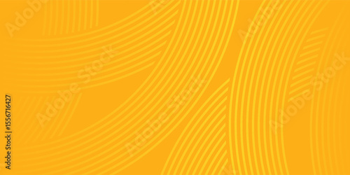 Pasta background, spaghetti abstract geometric pattern. Macaroni yellow poster. Wavy abstract pattern.