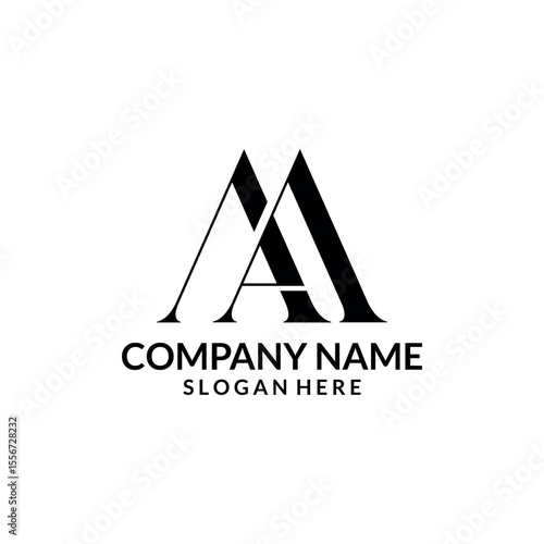 A Letter Logo Design Template