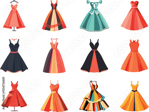 Collection of Elegant Dresses for Various Occasions