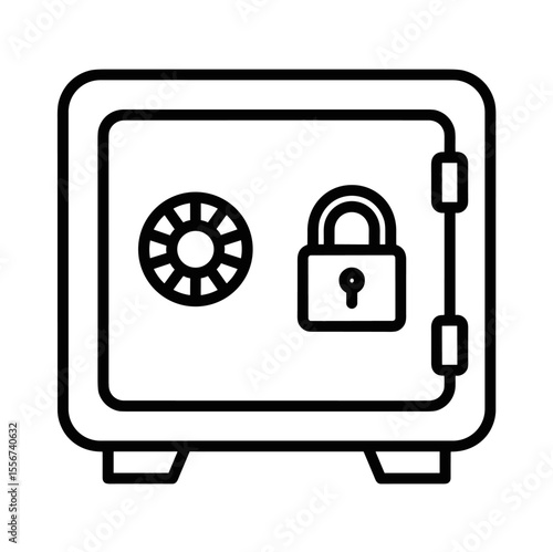 Safe deposit box icon