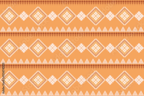 Navajo tribal seamless vector pattern. Ethnic southwestern decor. Boho geometric ornaments. Seamless vector pattern. Mexican blanket. Rug. Woven rug illustration.