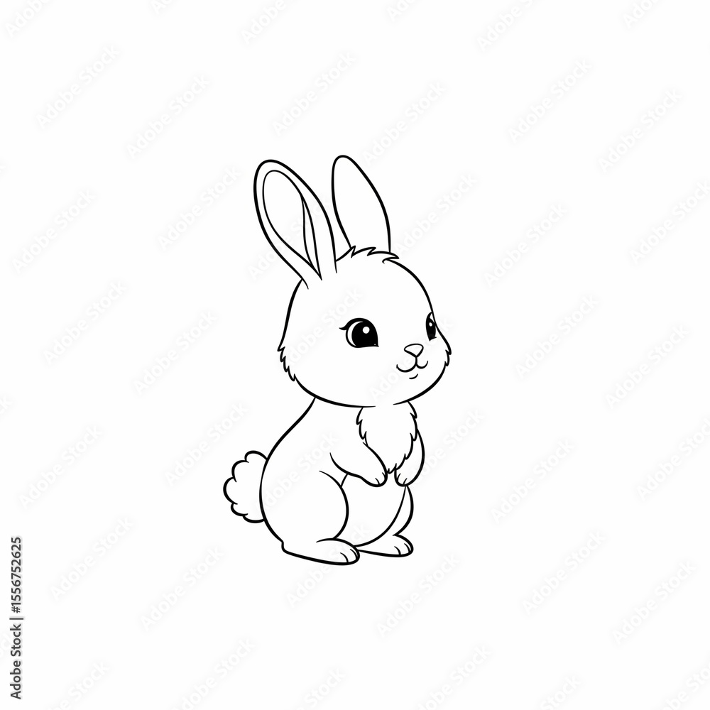 Obraz premium easter bunny with egg
