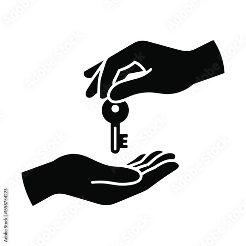Handing Over Keys  Symbol of Ownership Transfer