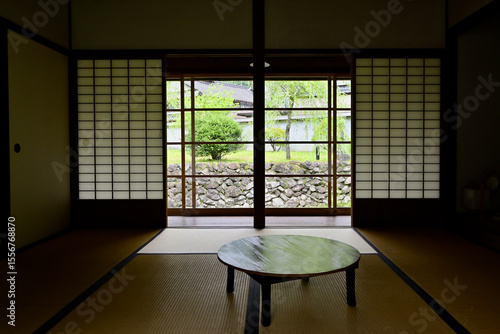 和風建築の居間