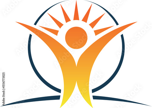 Healthy Life Logo template vector icon Love and Circle logo combination charity icon template