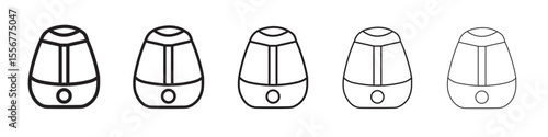 Humidifier icon thin flat outline style vector sign
