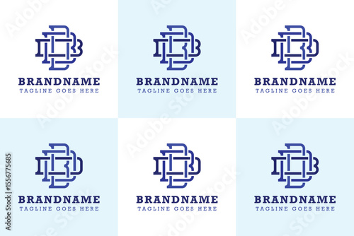 Letters BDB BBD DBB BDD DBD DDB Monogram Logo Set, suitable for any brand