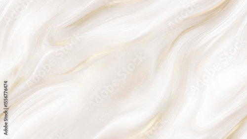 Elegant white and gold marble texture, smooth flowing abstract background, luxury pattern for modern design