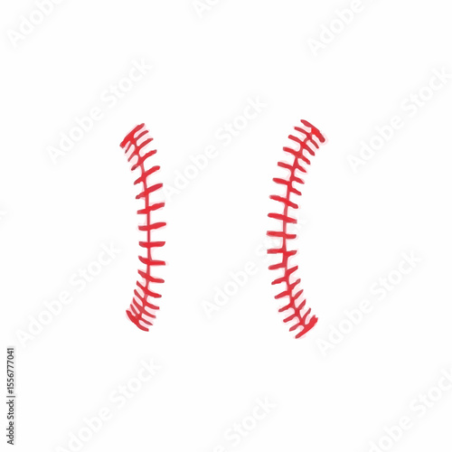 baseball ball isolated on white