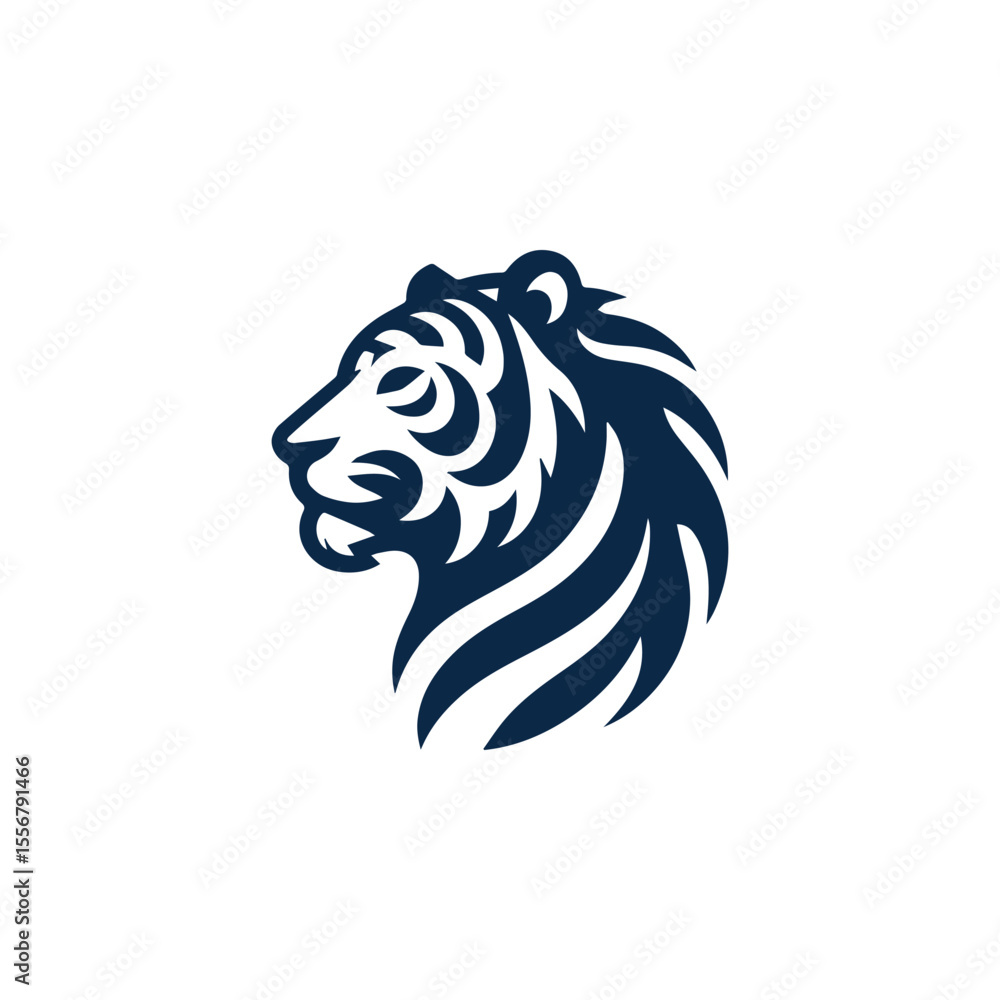 Fototapeta premium Majestic tiger logo