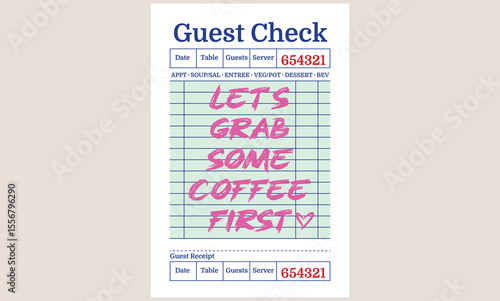 funny guest check svg design