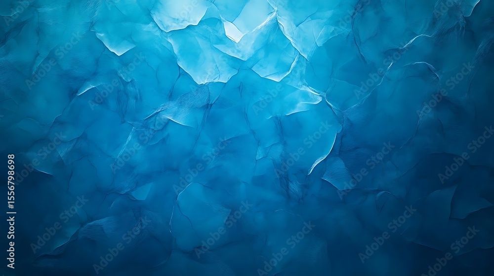 Obraz premium Blue Ice Cave Texture Background.