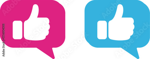 Vector illustration of like icons for social media marketing and engagement strategy concept design vector illustration