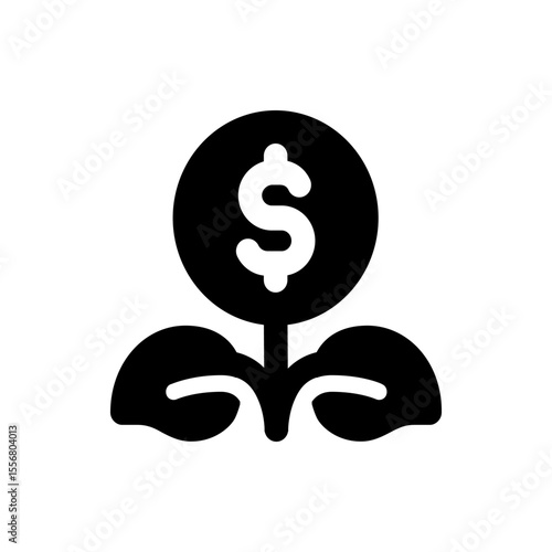 Silhouette of a stylized rabbit with a round eye and long ear sitting in a simple graphic style