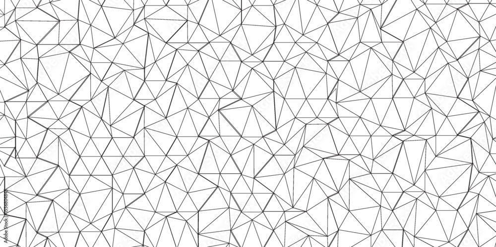 Abstract of simple gray line triangle pattern geometric background. Seamless geometric polygonal repeatable pattern swatch background, Trendy design vector background for web backdrop orpaper print. Abstract of simple gray line triangle pattern geometric background. Seamless geometric polygonal repeatable pattern swatch background, Trendy design vector background for web backdrop orpaper print.