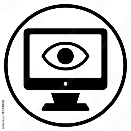 monitoring glyph icon