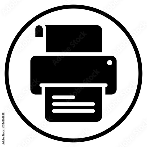printing glyph icon