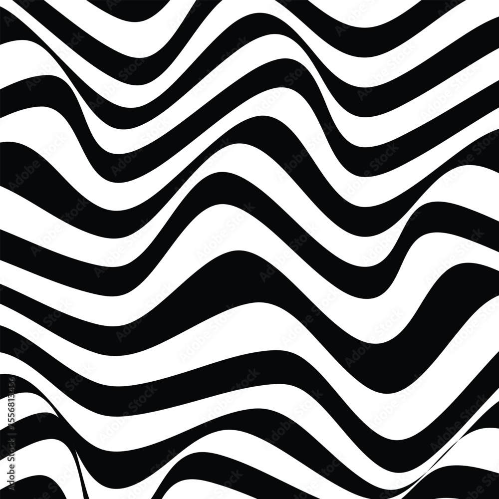Abstract wave line black and white with isolated transparent background. Abstract wave zebras line Abstract wave line black and white with isolated transparent background. Abstract wave zebras line