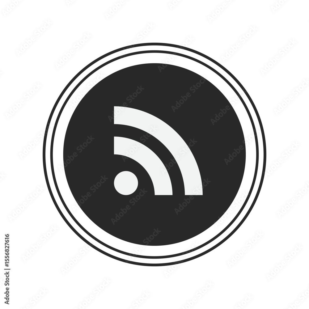 Popular social media contact icon elements Popular social media contact icon elements