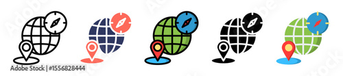 Geography multiple icon