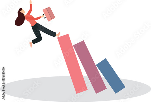 Small tiny habits to change or increase productivity, efficiency or improvement, easy way to win business success or make a big impact concept.