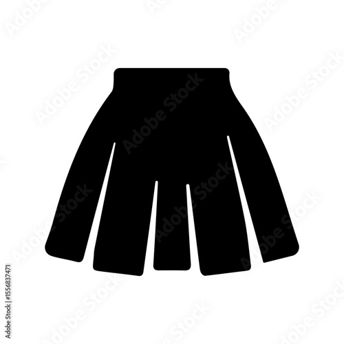 skirt glyph icon
