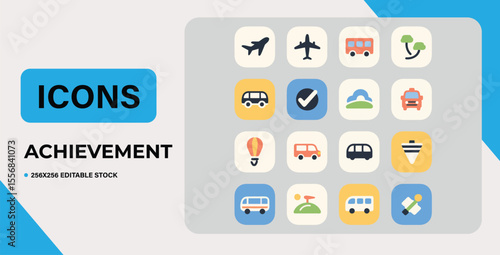  Travel & Transportation Icons