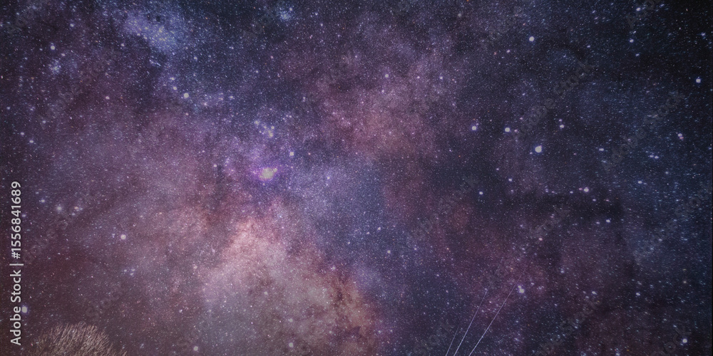 Naklejka premium space background with stars