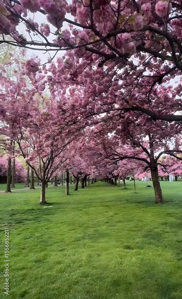 Obraz premium pink cherry blossom