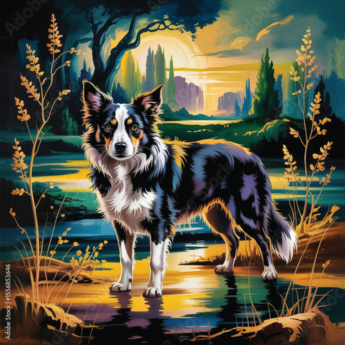 border collie dog