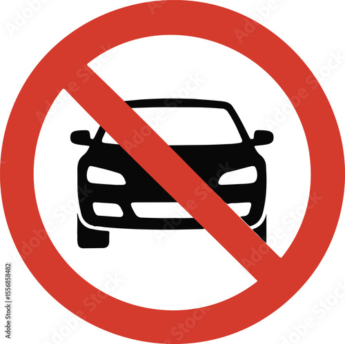 No parking sign