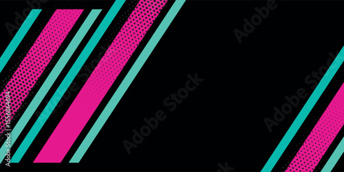 Car sticker wrap banner abstract sporty lines pink blue greenish grunge color combination brush storm thunder modern pattern racing motorsport.