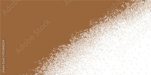 Close-up of a heap of brown sugar powder, an isolated sweet and natural food ingredient for cooking and baking