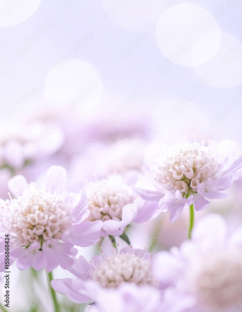 Scabiosa flower background Scabiosa flower background