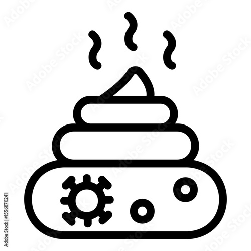 feces Line Icon