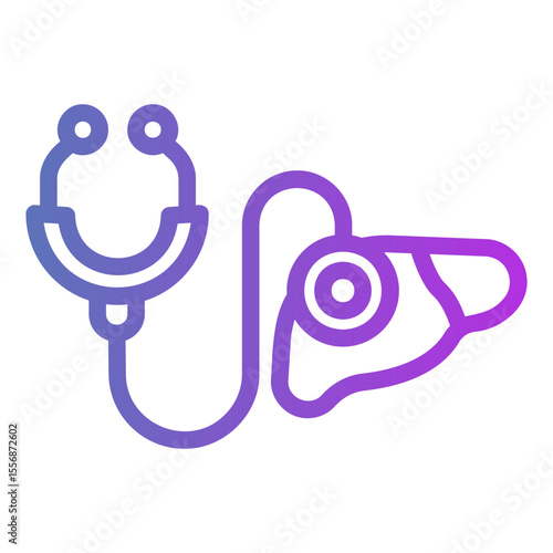 stethoscope Gradient icon