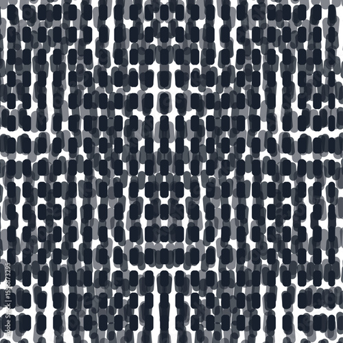 The symmetrical texture consists of dense transparent ovals or oblong spots.