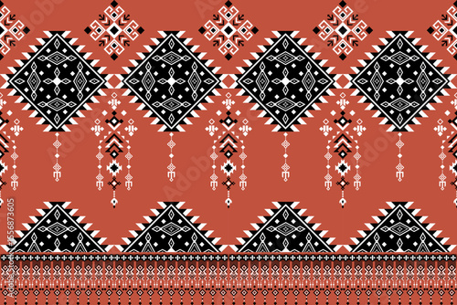 Geometric ethnic pattern design
