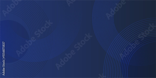 Abstract Panoramic abstract blue background for product