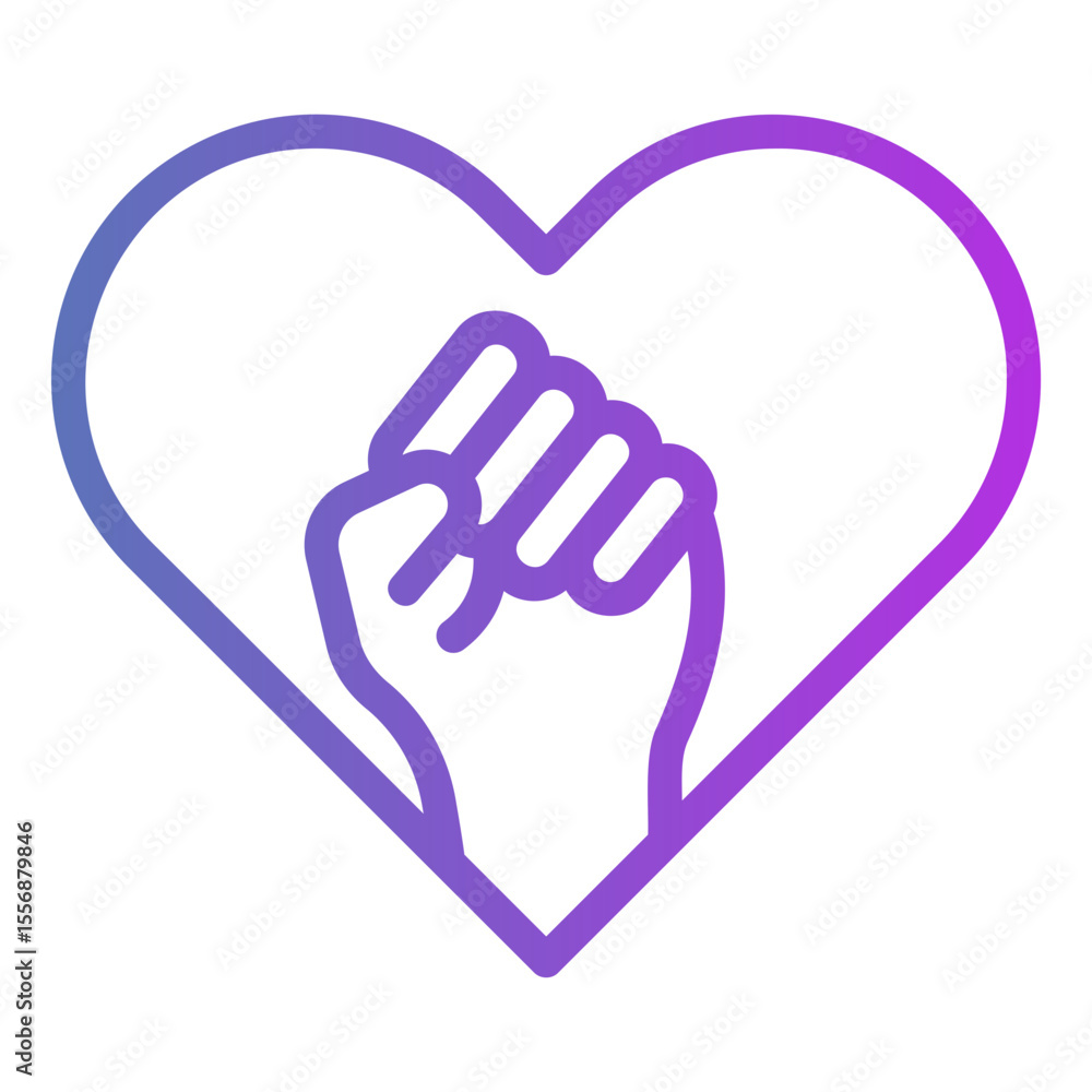human rights Gradient icon human rights Gradient icon