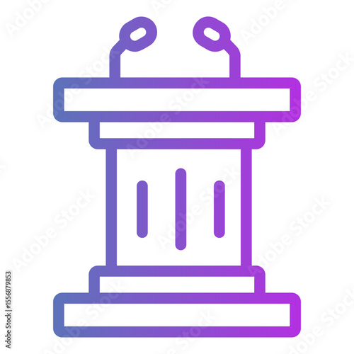 podium Gradient icon