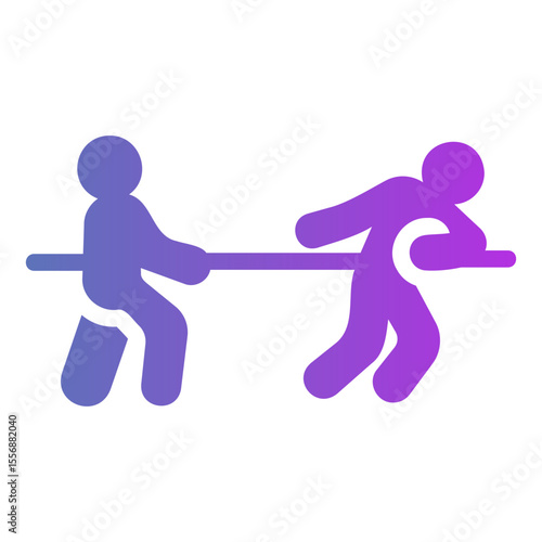 tug of war Gradient icon